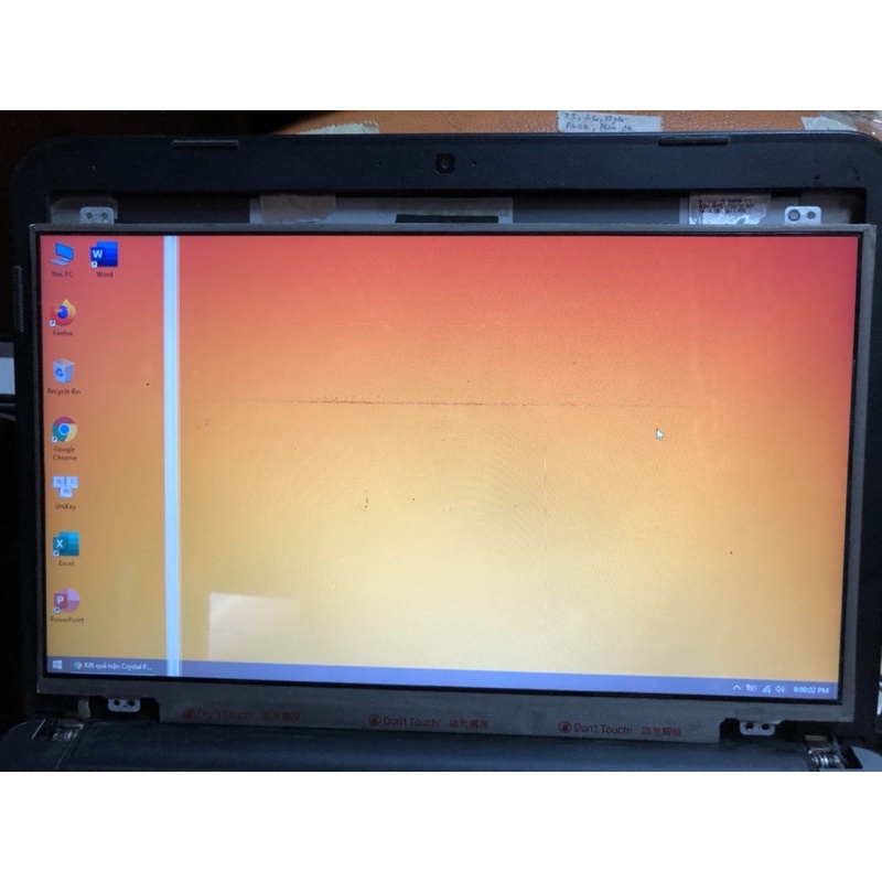 Màn laptop 14 led slim 40pin sọc sài chữa cháy soc dọc