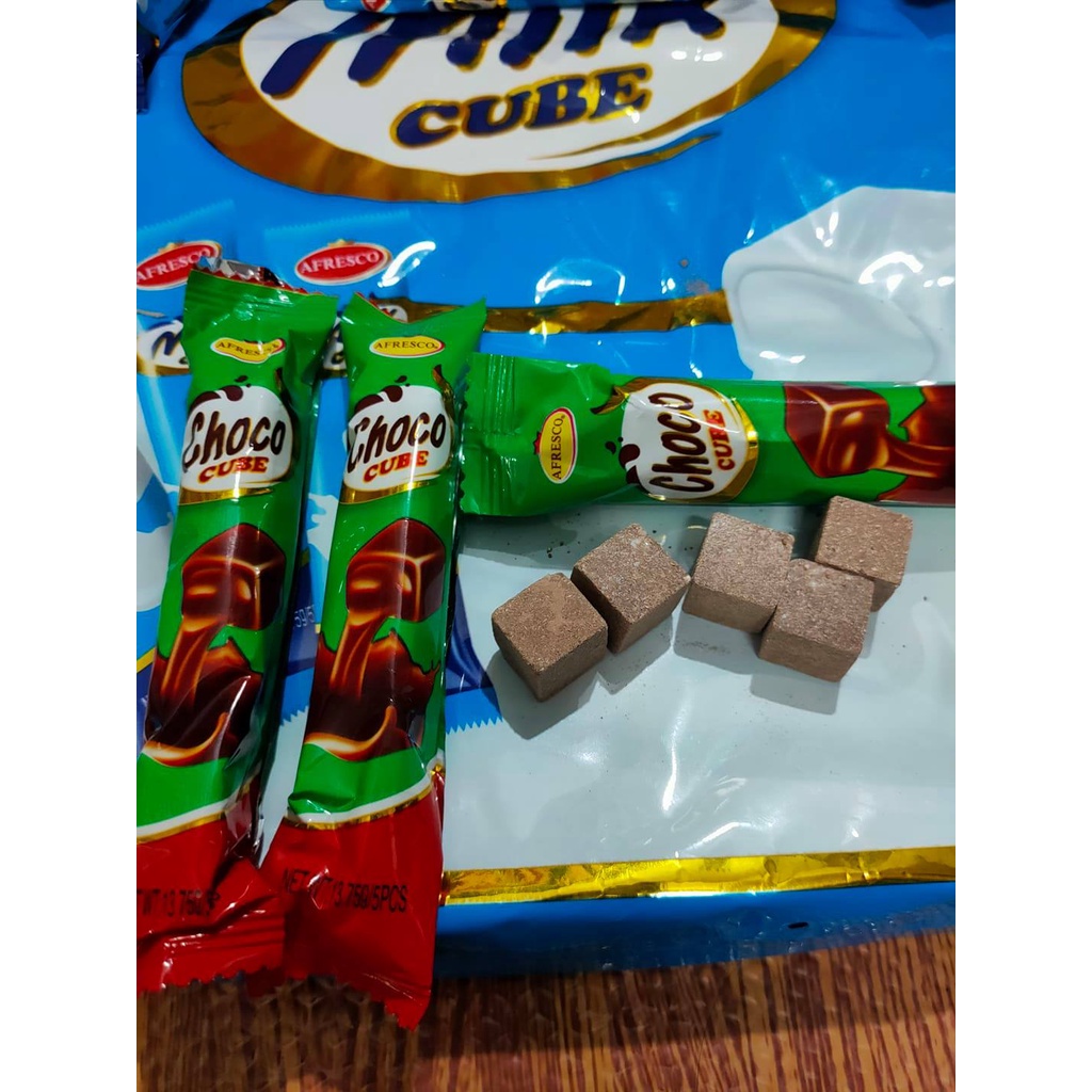 Combo 150 viên  Kẹo viên sữa chua MILK CUBE/ CHOCO CUBE món ăn vặt giải trí siêu ngon
