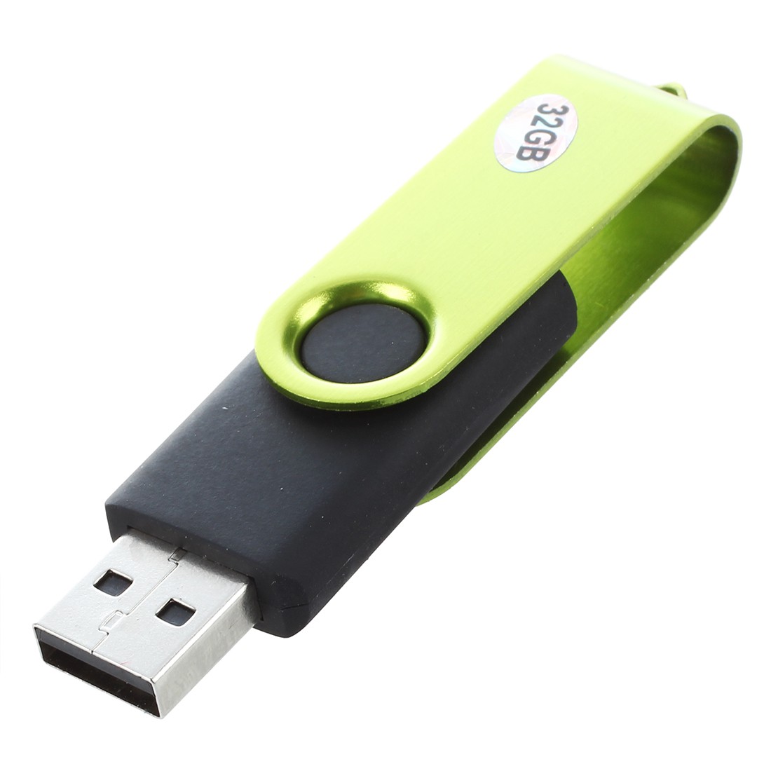 Usb 32gb Gb 2.0 Dung Lượng 7 / 8 P Win Pc (Xanh Lá + Đen)