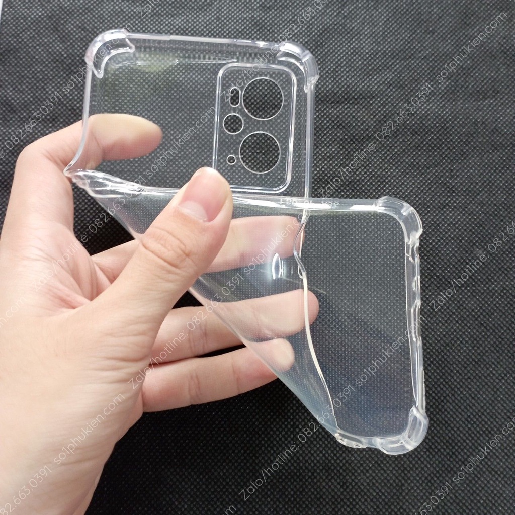 Ốp lưng Oppo A76, Oppo A36, Realme 9i loại dẻo trong suốt, loại chống sốc bảo vệ camera