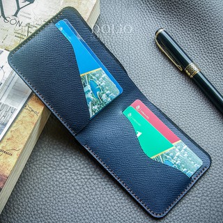 Ví nam mini, bóp da nam nữ, dáng ngang, da thật, chất mềm