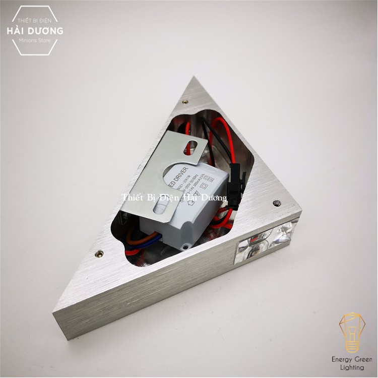 Combo 10 Đèn Trang Trí Gắn Tường Decor Phong Cách Bắc Âu Tàu Con Thoi DT-235 5 Mắt Ánh Sáng Nhiều Màu