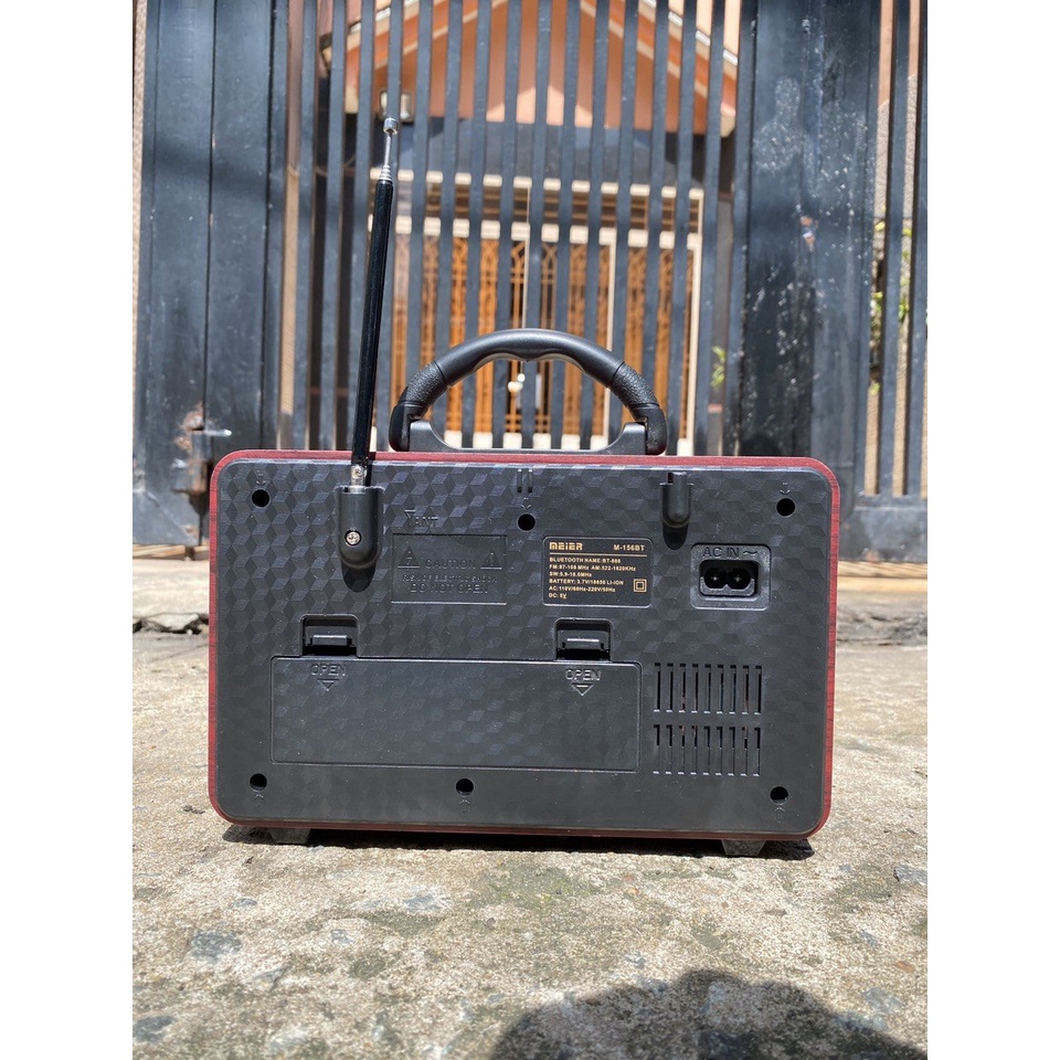 Đài FM RADIO M-157BT M-156BT loa nghe nhạc kết hợp đài radio tiện lợi thiết kế vintage cổ điển đủ các kết nối