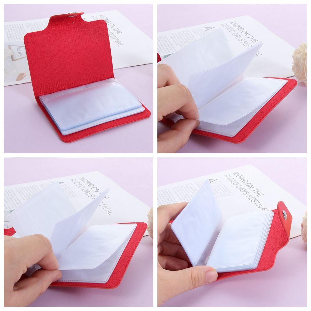 EBINLANDS Ví Đựng Thẻ 24Bits Chất Liệu Da PU