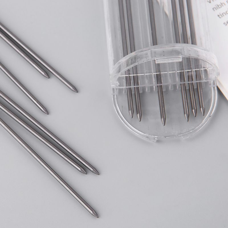 12 Ruột Bút Chì Bấm 2B Ngòi 0Mm Màu Đen 2B Cho Vẽ Thủ Công