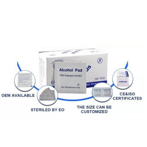 Bông tẩm cồn Alcohol Pads 100 miếng