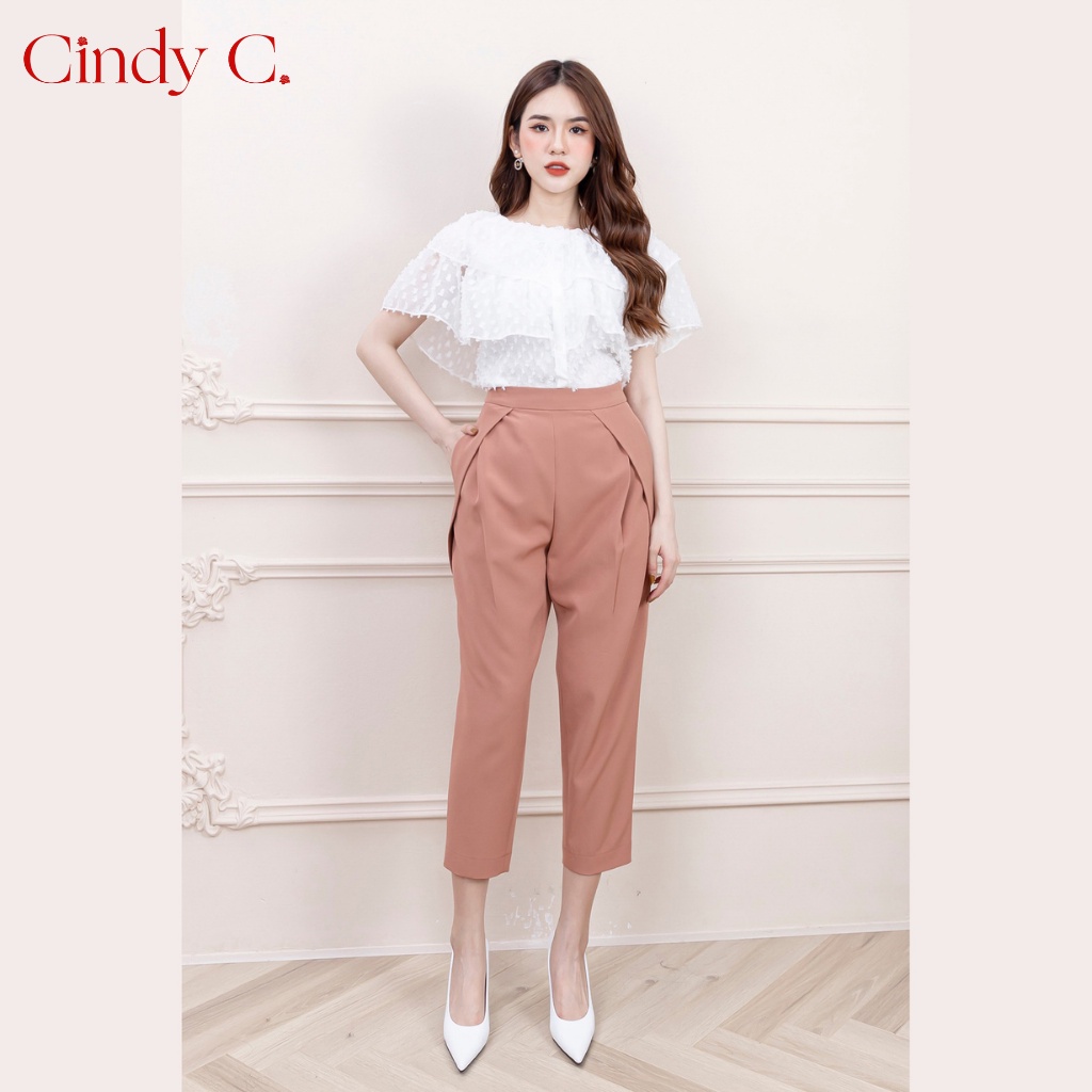 Áo Amyas CINDY C chất liệu Lace thiết kế điệu đà nữ tính 693