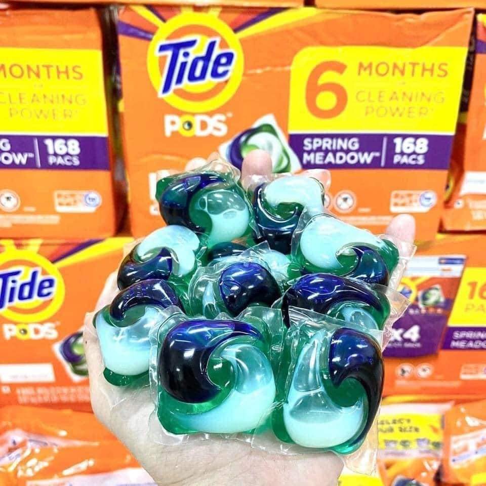 Viên Giặt Tide Pods 3in1 42 viên 1.04kg ( mẫu mới) - Vừa sạch - vừa thơm - vừa tiết kiệm - dễ bảo quản.