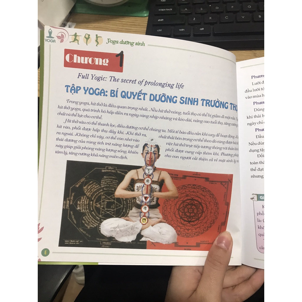 Sách - Yoga dưỡng sinh , kèm đĩa CD ( Minh Lâm )