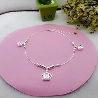 Lắc chân bạc ý 925