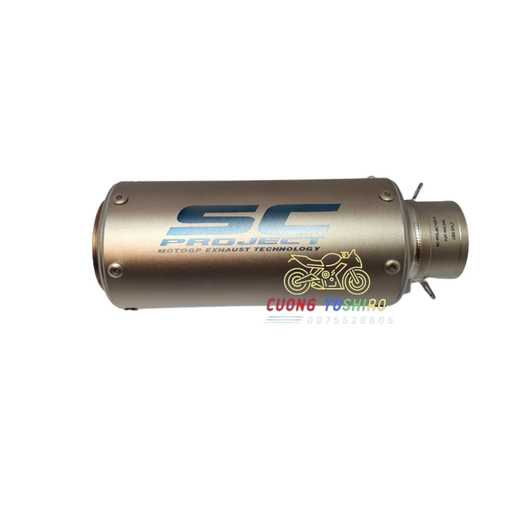 Pô Yoshimura R77 nhập khẩu Kiểu dáng khỏe khoắn, mạnh mẽ, hầm hố  lắp Exciter, winner, R15V3 , TFX ...