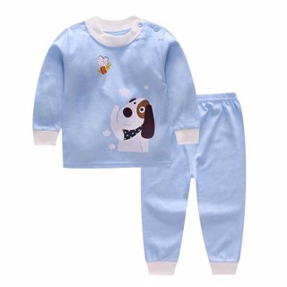 Combo 3 đồ bộ coton xuất hàn cho be gai và bé trai