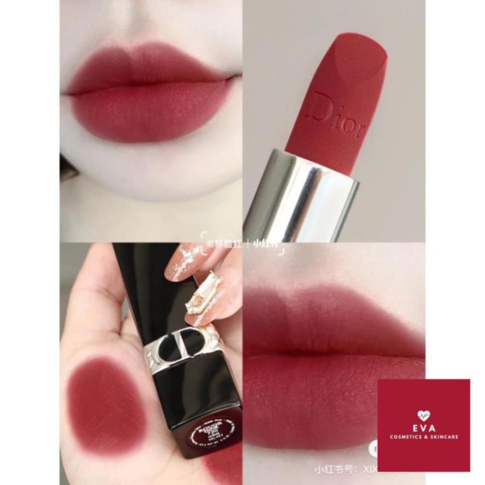 (AUTH) Son Dior Rouge Velvet màu 720 Đỏ Hồng