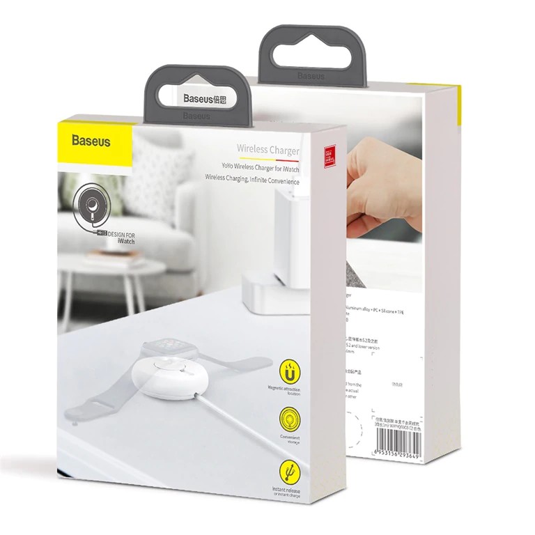 Đế Sạc không dây hỗ trợ sạc nhanh cho Apple Watch hiệu Baseus Yoyo  - hàng chính hãng