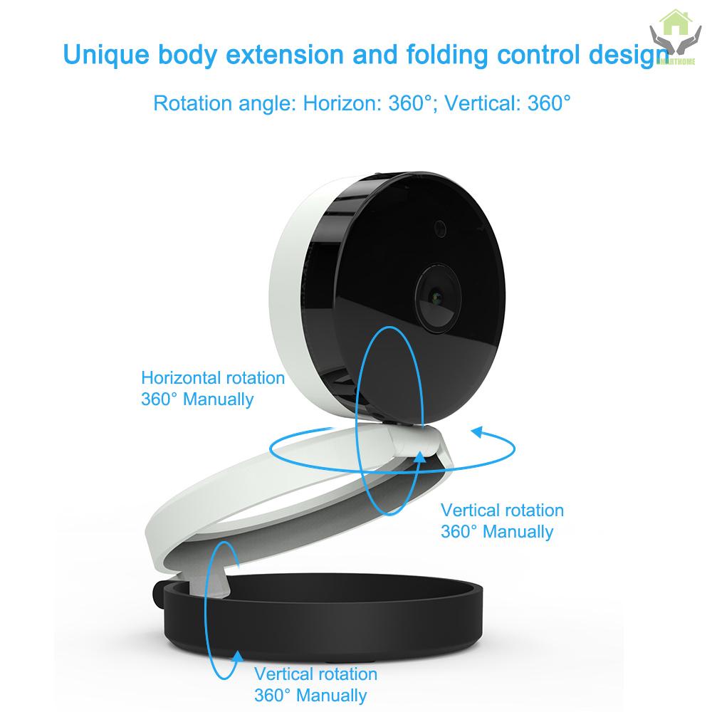 720P HD Home Indoor Wireless WiFi Security Camera with Night Vision Motion Detection Remote Access