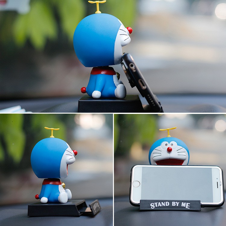 Tổng hợp Đồ chơi Doraemon đầu lắc lư mặt ngáo trang trí xe hơi - bàn làm việc