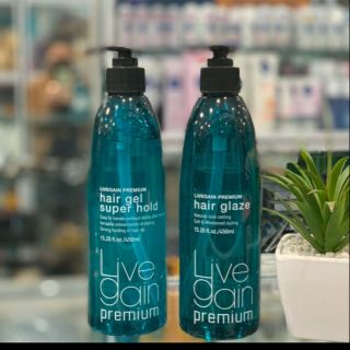 Gel tạo nếp tóc cứng+ mềm Livegain 450ml( Hàng Chính Hãng)