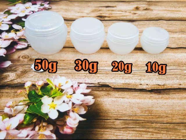 Hũ nhựa trắng 30g