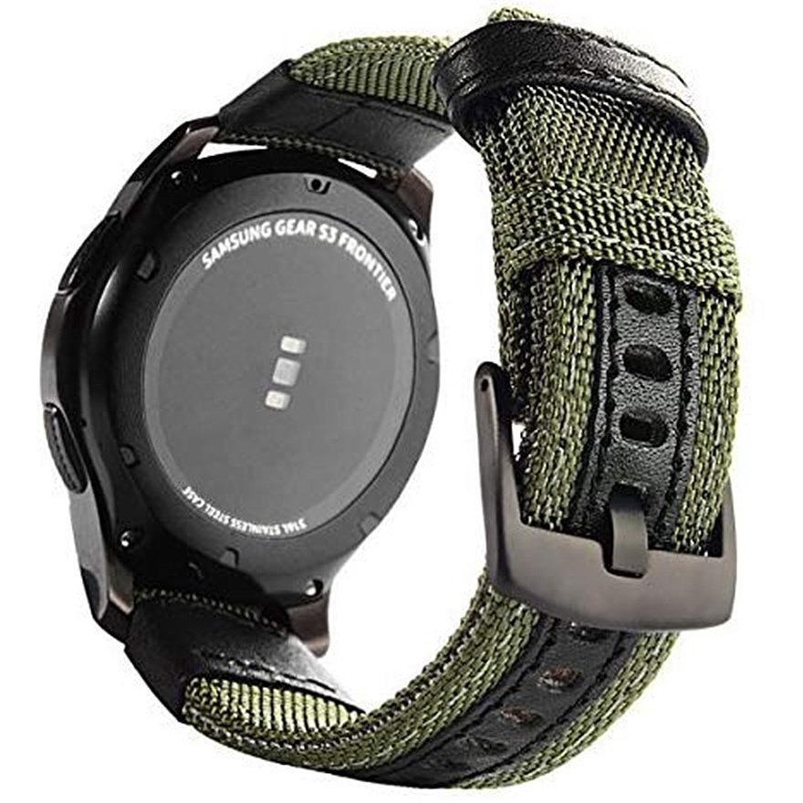 Dây Đeo Bằng Nylon Cho Đồng Hồ Thông Minh Samsung Galaxy Watch 46mm Gear S3 Frontier Classic 22mm
