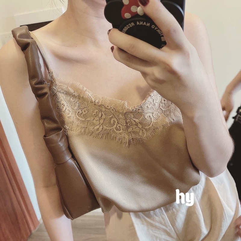 BÁN SỈ ÁO LỤA 2S PHA REN CHO NỮ