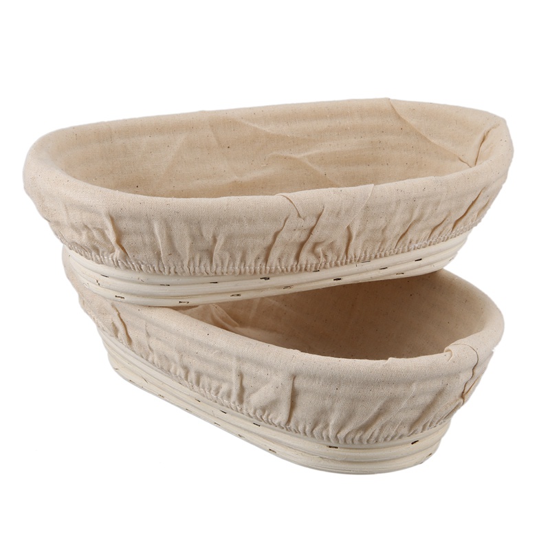 Bộ 2 Rổ Mây Đựng Bánh Mì / Trái Cây 25Cm / 10 Inch