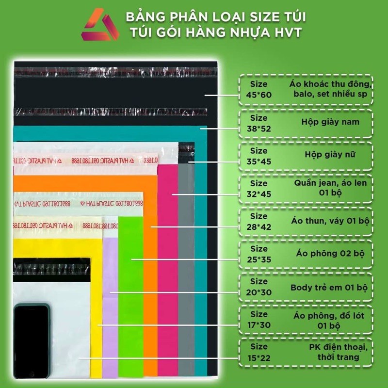 TÚI NIÊM PHONG - TÚI GÓI HÀNG nhiều size, nhiều màu.