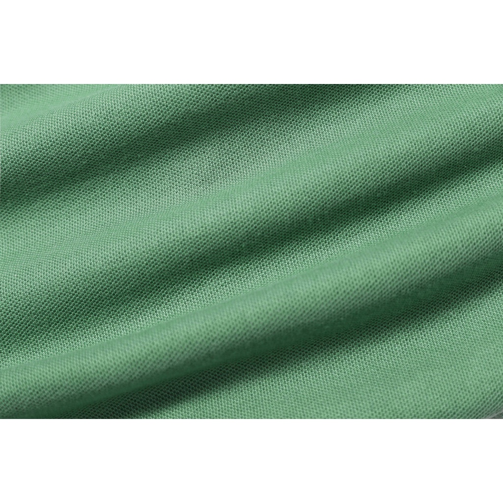 Áo Polo Xanh Rêu Phối Bo Trơn vải Cotton mềm mịn CEFFYLO