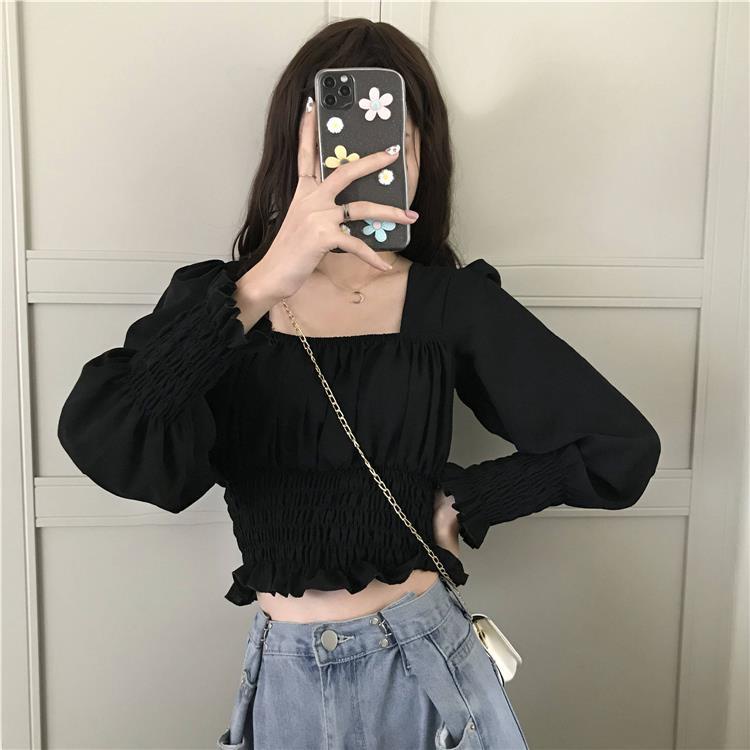 Áo Sơ Mi Chiffon Tay Dài Thời Trang Mùa Hè 2022 Mới Phong Cách Pháp Cho Nữ