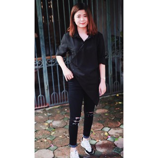 ÁO SƠ MI MINTY - VẠT CHÉO UNISEX