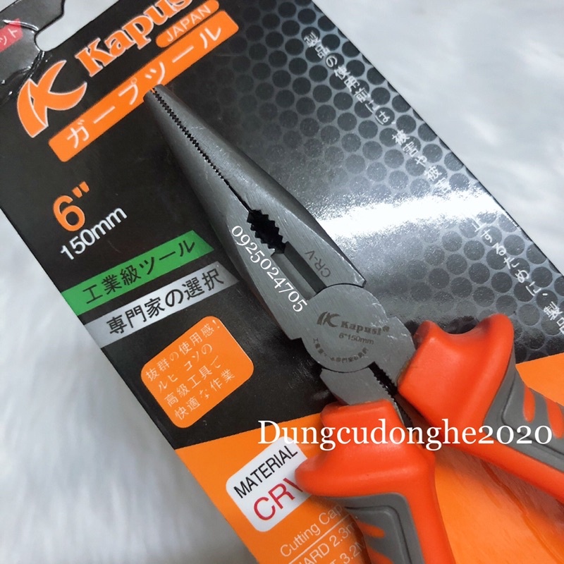 Kìm Nhọn 6inch 150mm KAPUSI