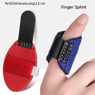 【ArtGloriousLong】 1Pcs Chic Pain Relief Finger Splint Fracture Protection Brace Corrector Support .