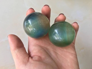 Bi lăn tay đá Mắt Mèo + đế