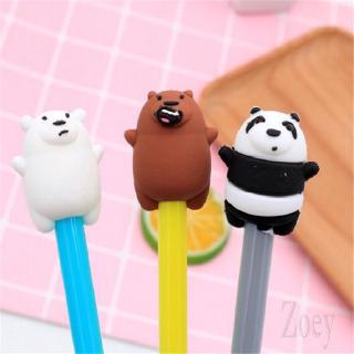Bút Ba Anh Em Gấu Bút We Bare Bear Bút Bare Cute Bear Viết Gel Màu Đen 977