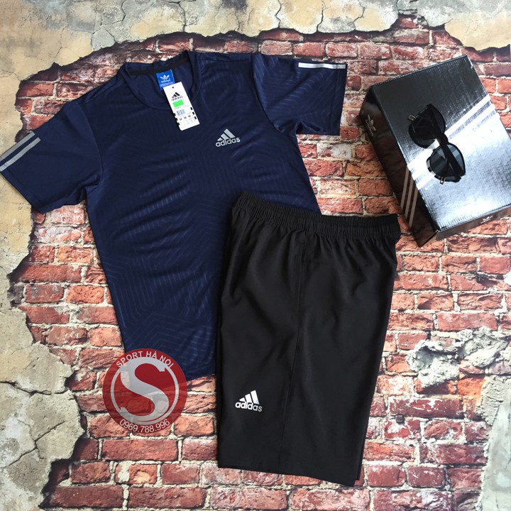 MÃ NHAM6 GIẢM 30K – Bộ quần áo thể thao áo vải thun lạnh co giãn, quần túi kéo khóa bền đẹp