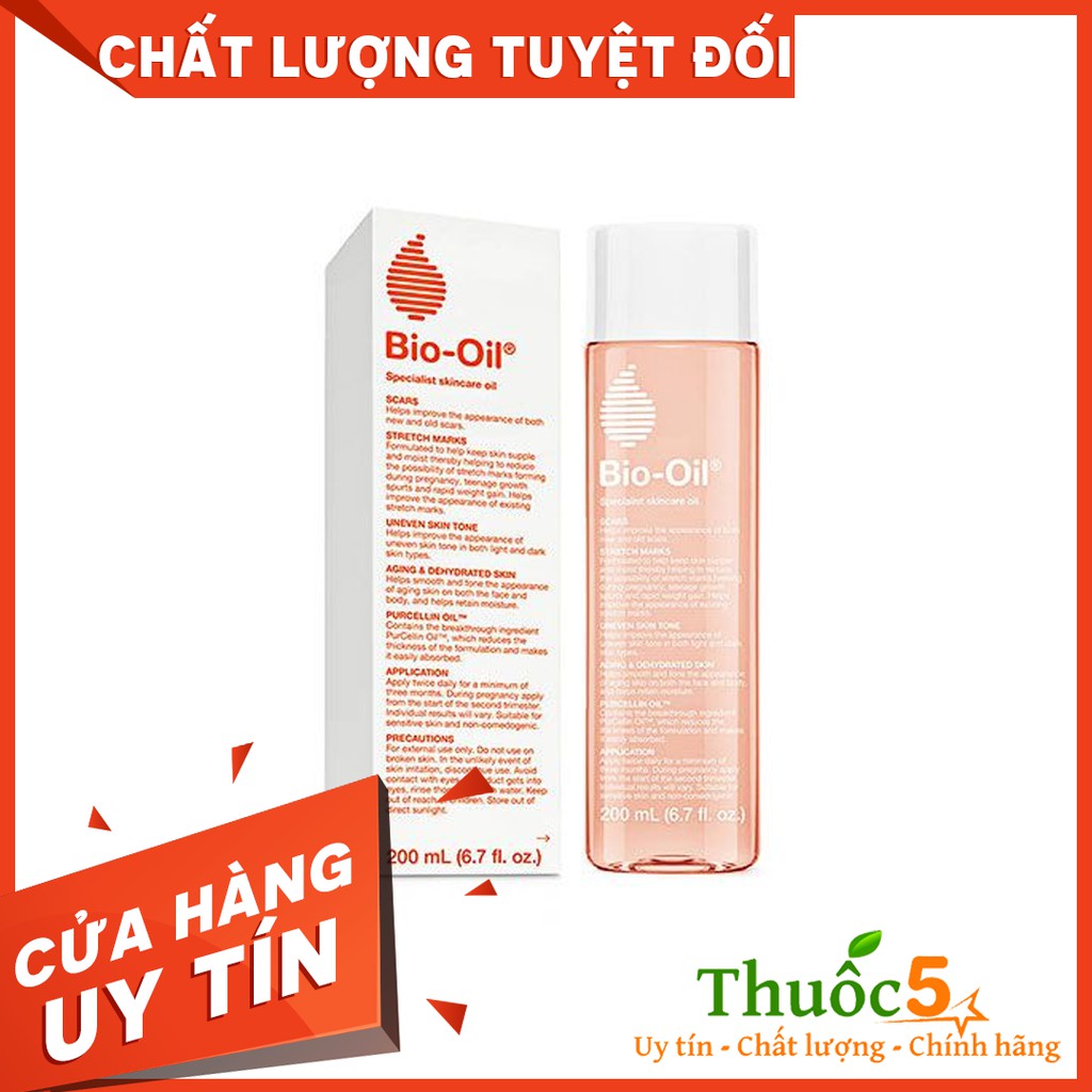 [GIÁ GỐC] Bio-Oil 200ml dầu dưỡng giúp giảm rạn da, làm mờ sẹo