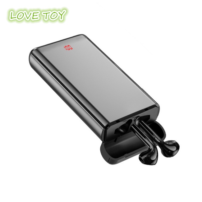 Tai Nghe Bluetooth Nkodok KM-K100 Kèm Hộp Sạc Dự Phòng 10000mAh