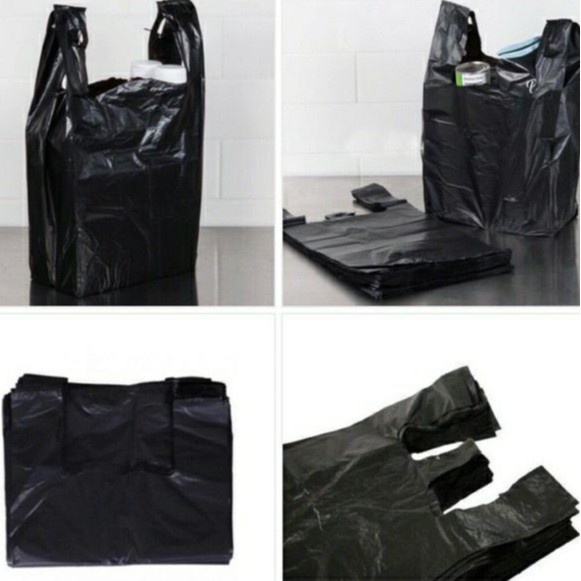 [Có sẵn] Túi nilong đen loại 3kg - 5kg - 10kg có quai dùng gói hàng, đựng rác tiện dụng-giaxuong247
