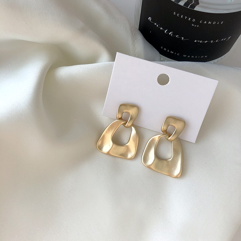 Khuyên Tai Mạ Bạc Thiết Kế Đơn Giản Thời Trang A701