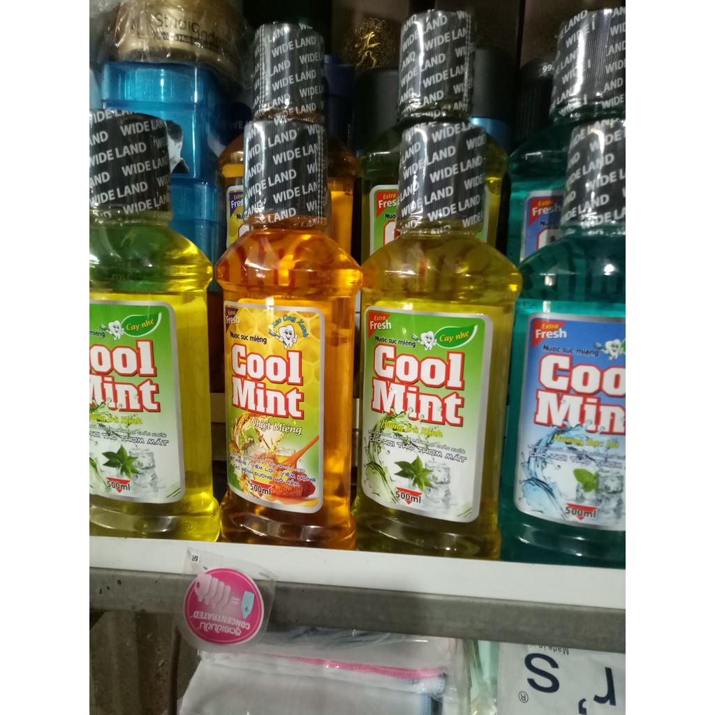NƯỚC SÚC MIỆNG COOL MINT KEO ONG 500ML