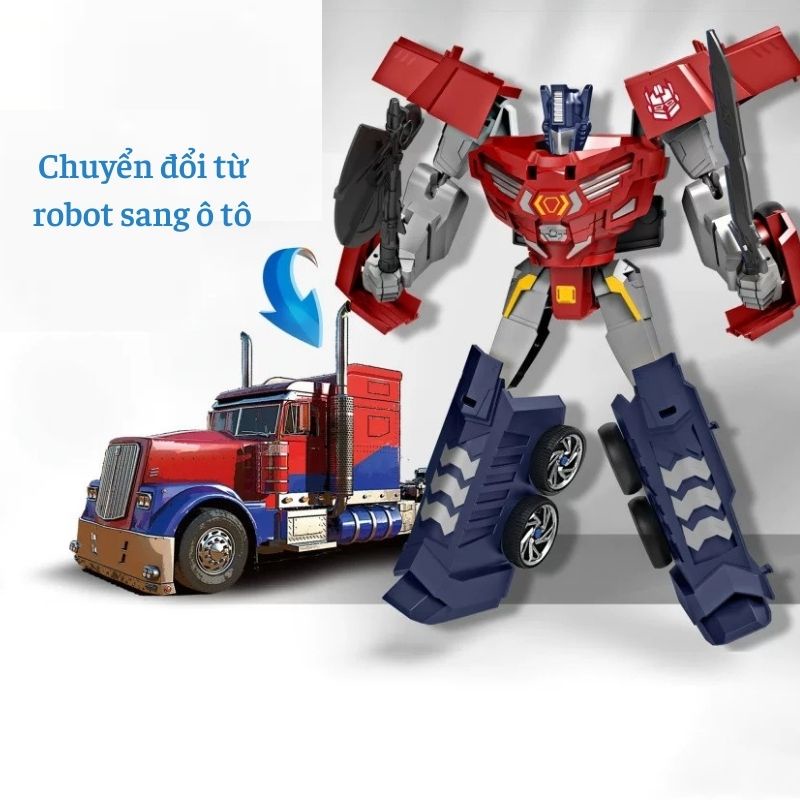 MVP2687 Bộ đồ chơi xe biến hình rô bốt người máy 2in1 Quà tặng ý nghĩa cho các bé trai