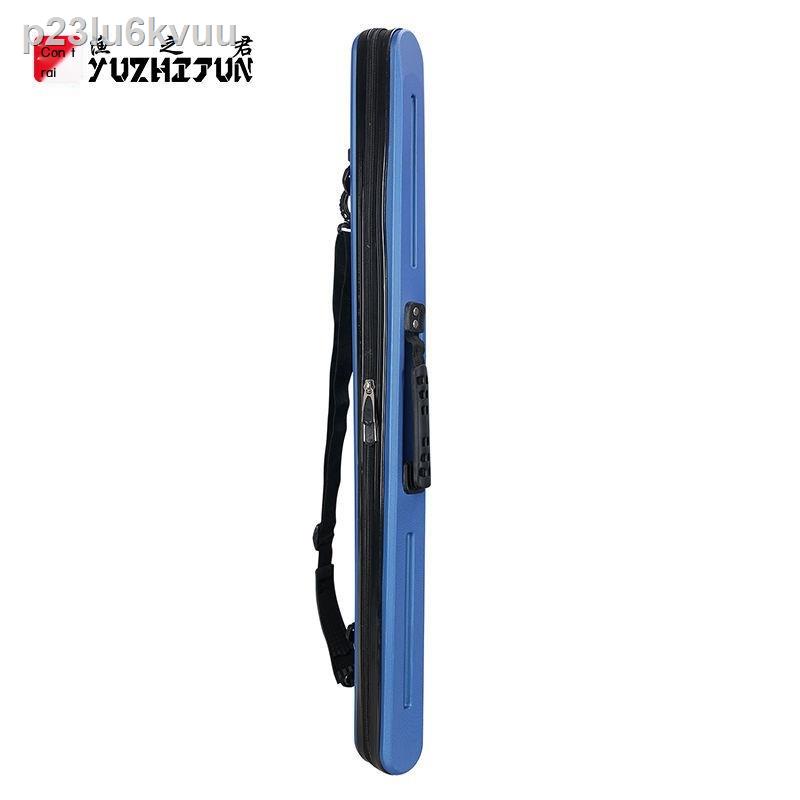 ✣  p23lu6kvuuTúi đựng cần câu mini vỏ cứng ngắn túi cá đa chức năng cầm tay thẳng suối
