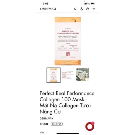 MẶT NẠ COLLAGEN TƯƠI- DERMAFIX