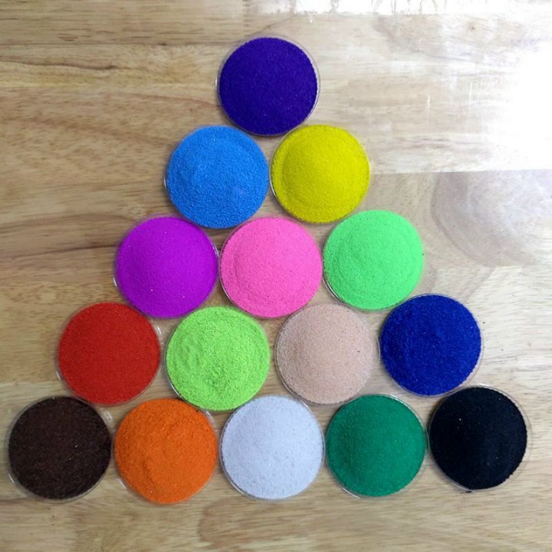 Combo 13 bịch cát màu  mỗi bịch 100g