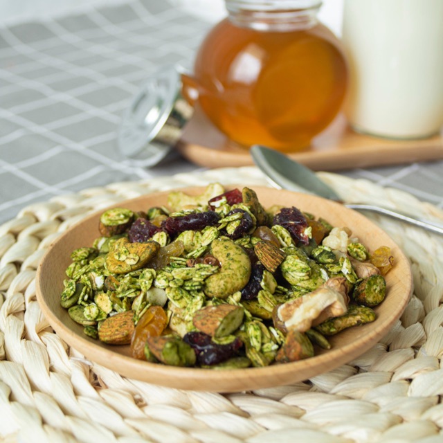 500G Granola Matcha không đường