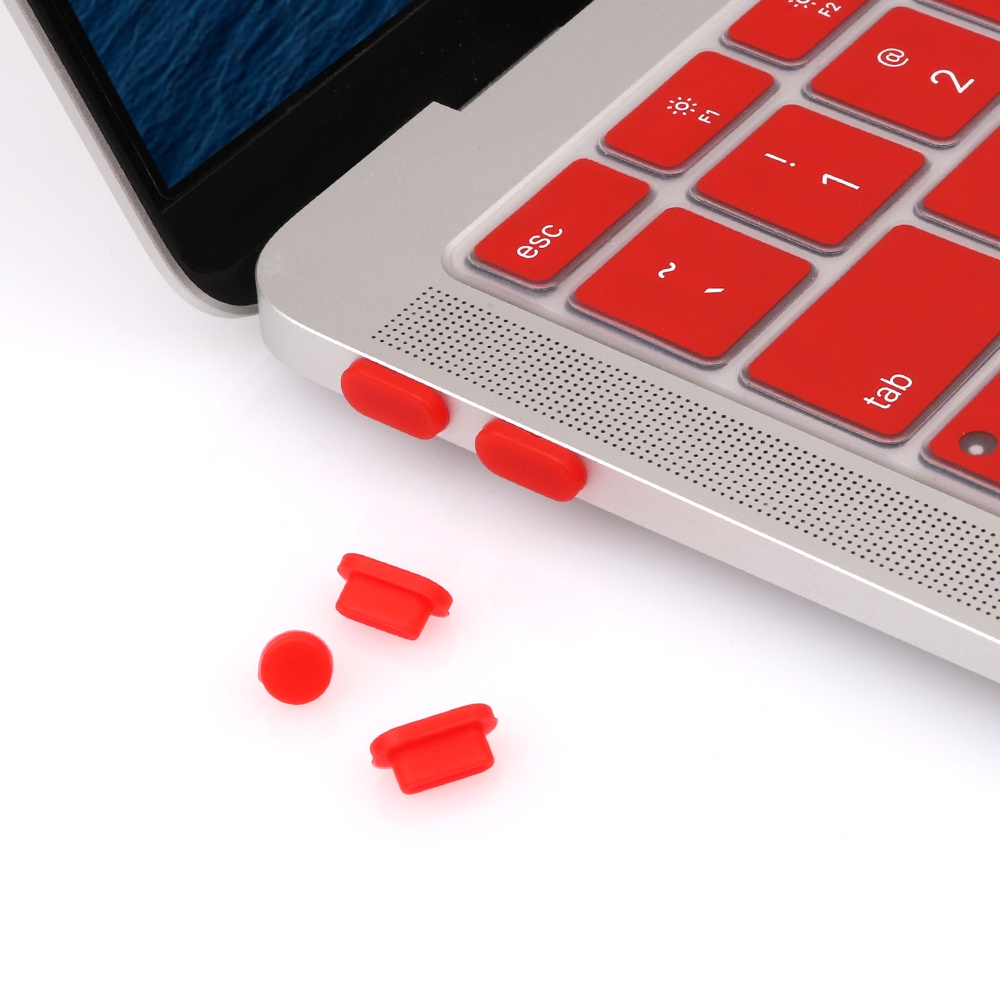 Nút Bịt Chống Bụi Nhiều Màu Sắc Cho MacBook Air Pro 13 15 16 inch 2020 2019 2018 M1 A2337 A2338 A2179 A2251 A2289 A2141 A2159 A1707 A1706