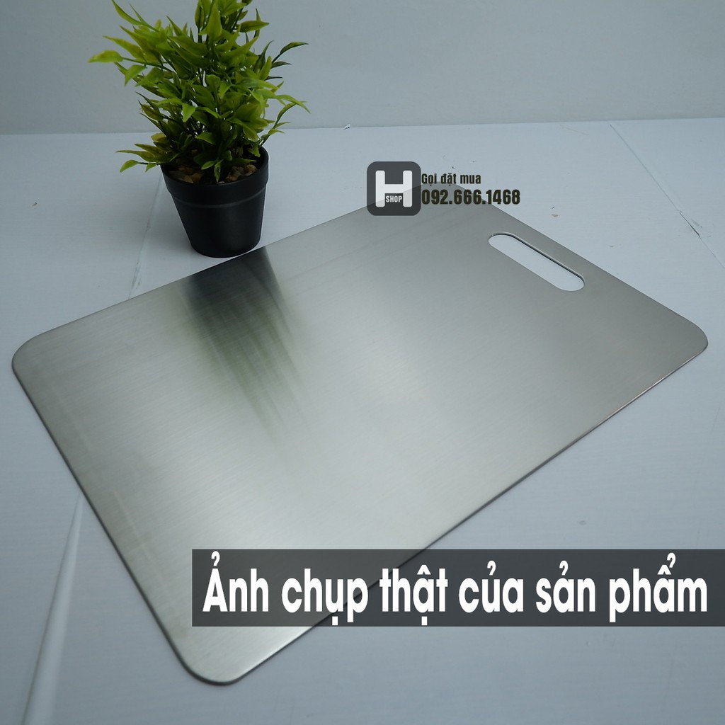 [Bảo Hành 5 năm]Thớt Inox SUS304 Không Han Gỉ Cao Cấp - Chống Nấm Mốc - Chống Mài Mòn Dao - Dễ Dàng Vệ Sinh