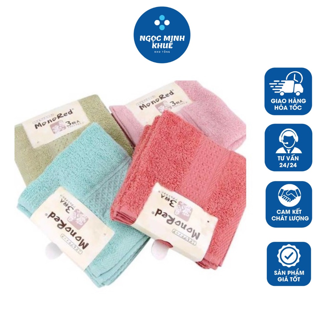 Khăn Mặt Monored Nhật Set 3 Khăn Mặt