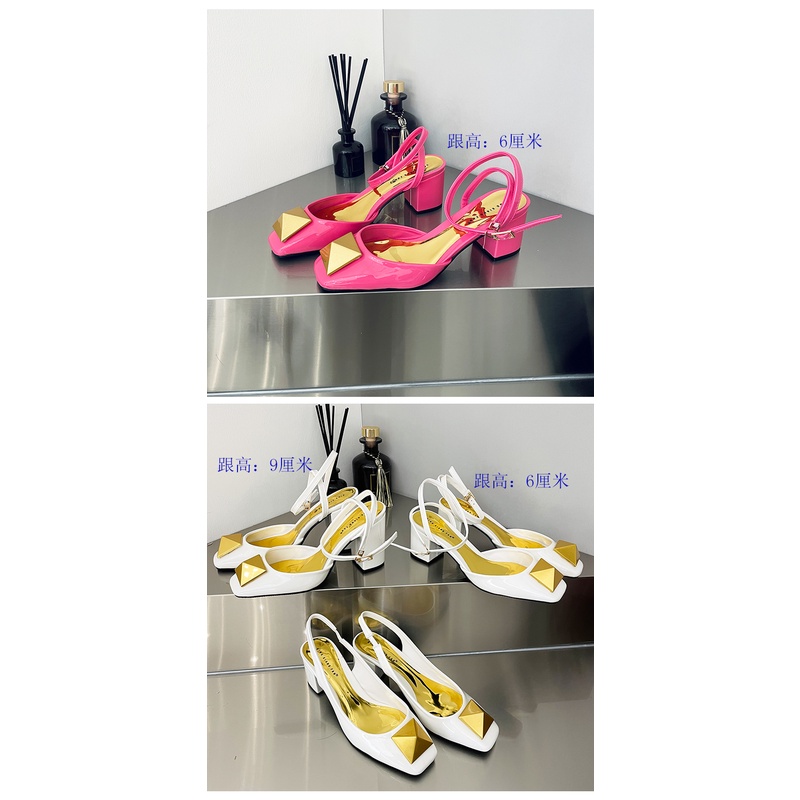 Giày cao gót 2.36 inch thiết kế khóa kim loại size 35-40 thời trang quyến rũ cho nữ