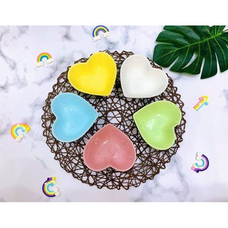 Bát ăn dặm gốm sứ hình trái tim cho bé 150ml