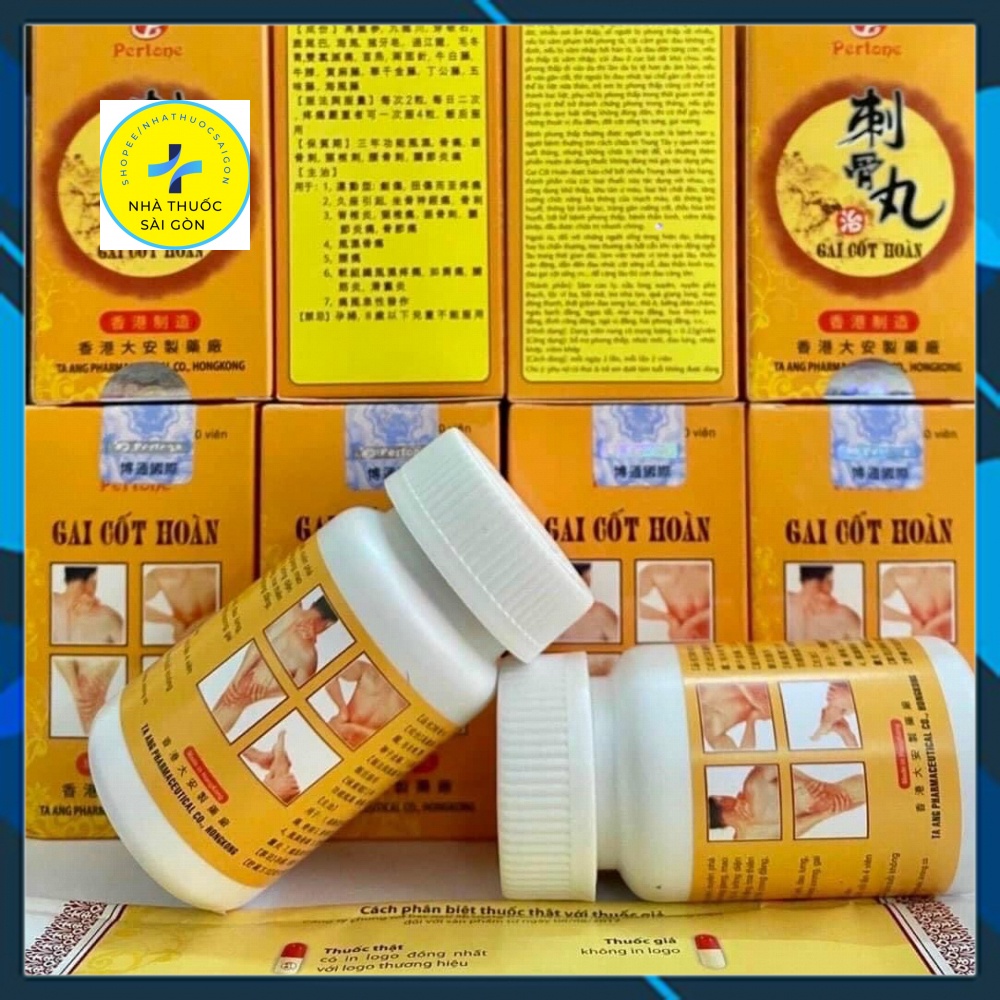 GAI CỐT HOÀN Hongkong Chai 60 viên